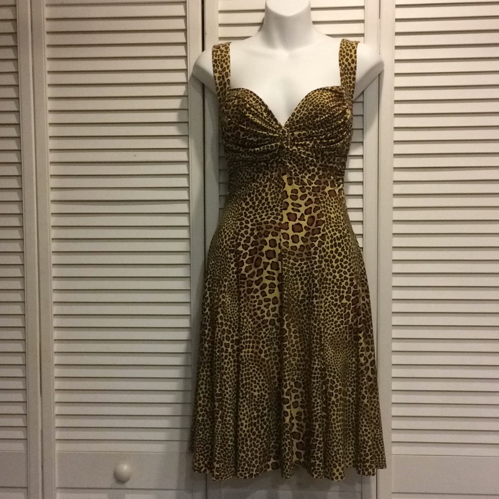 Flirty “Norma Kamali”  spandex dress